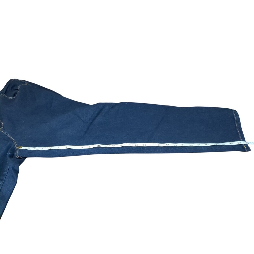 Gloria Vanderbilt Amanda Straight Leg Women's size 20W  Dark Wash Blue Denim - Picture 4 of 9